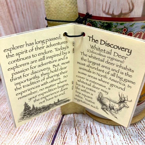 American Expedition Tumbler Glass Gift Set Wildlife Whitetail Majestic Deer - Picture 10 of 12